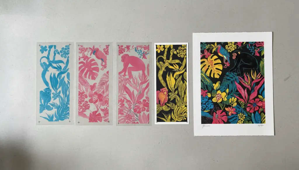 Professional color separation services for screen printing and garment production