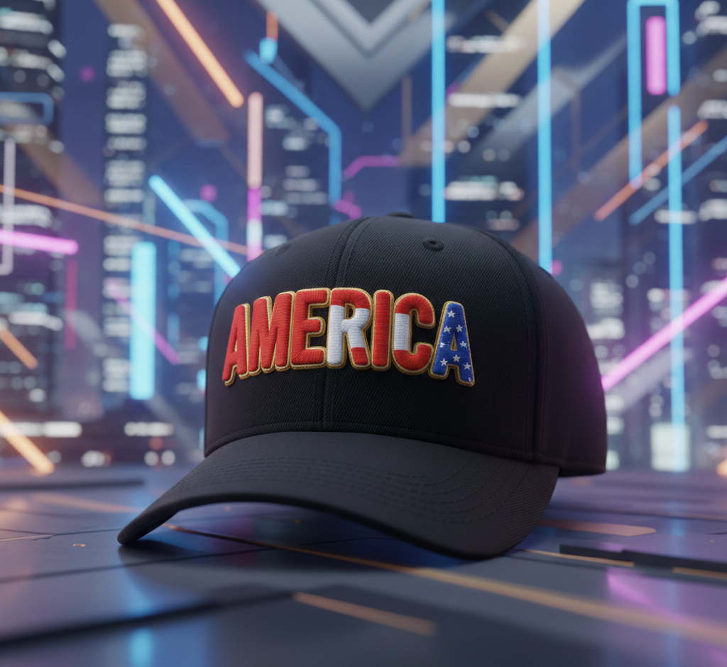 High-quality 3D puff digitized logos ready for commercial embroidery